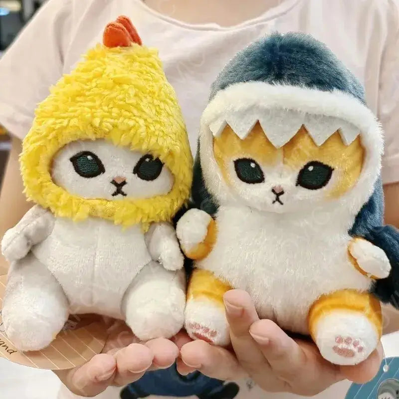 Cute Shark or Shrimp  Cat Plush Toy