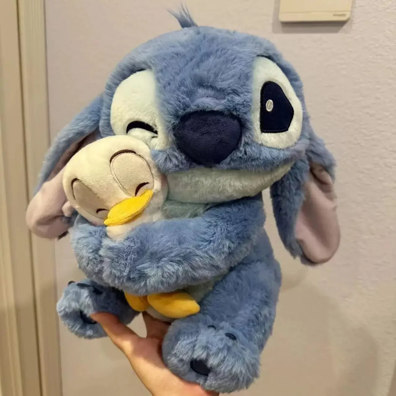 Stitch and Donald Duck Hug Plush Toys