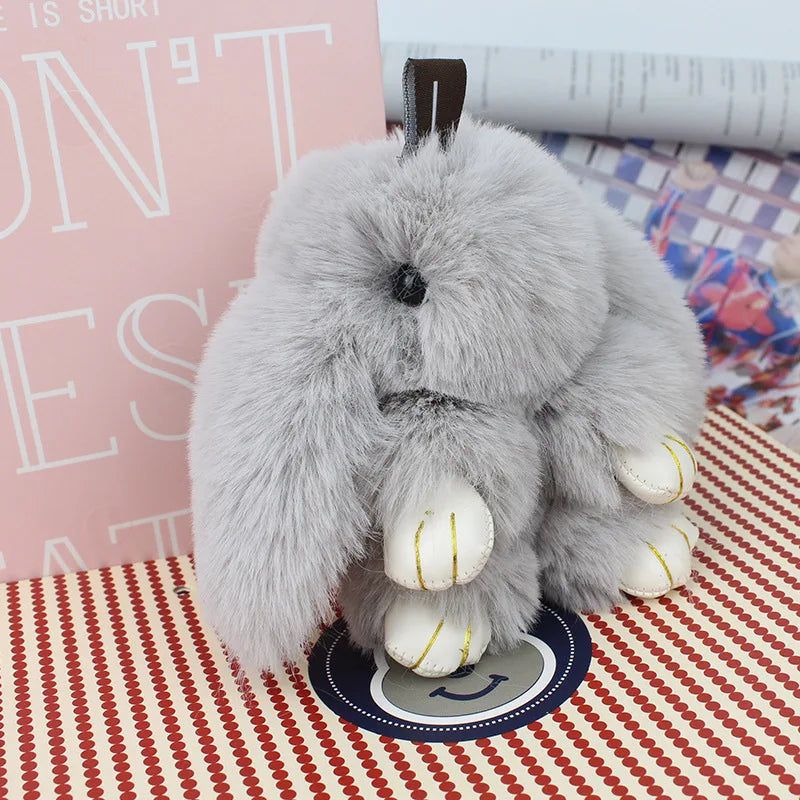 Cute Pluff Bunny Keychain