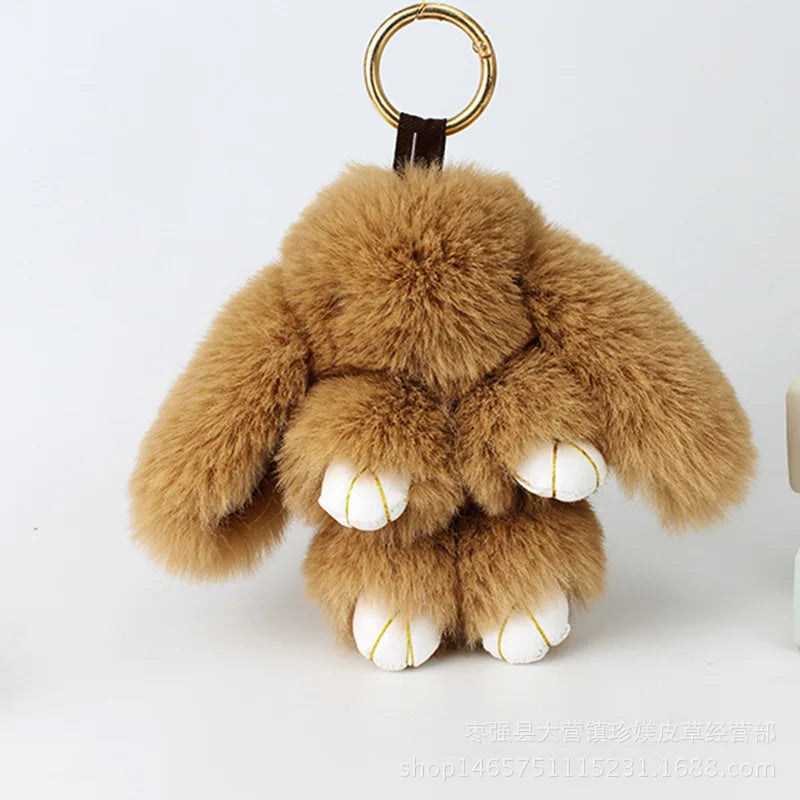 Cute Pluff Bunny Keychain