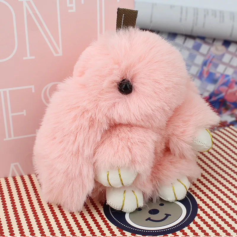 Cute Pluff Bunny Keychain