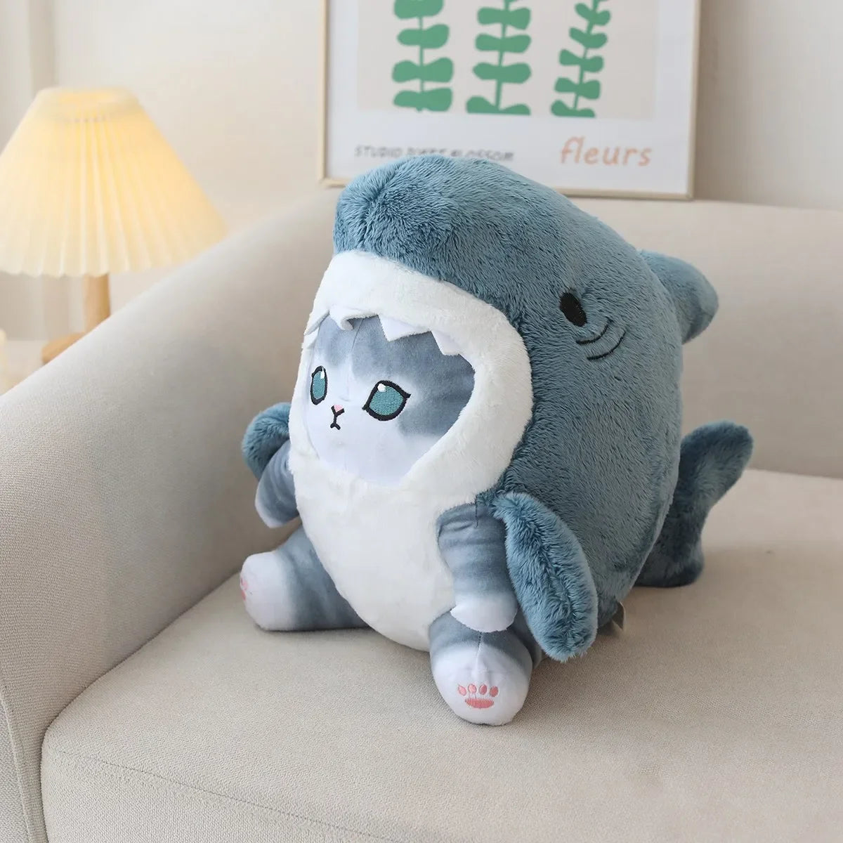 Shark Cat Plush Toy