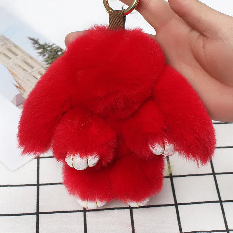 Cute Pluff Bunny Keychain