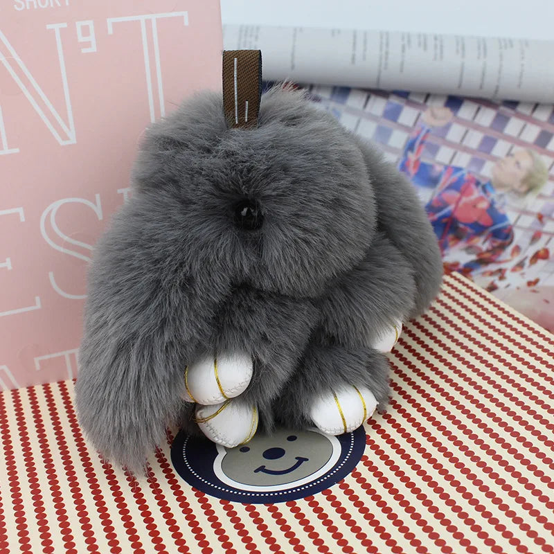 Cute Pluff Bunny Keychain