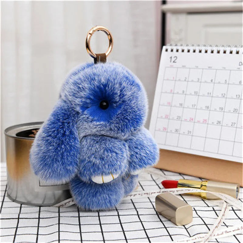 Cute Pluff Bunny Keychain