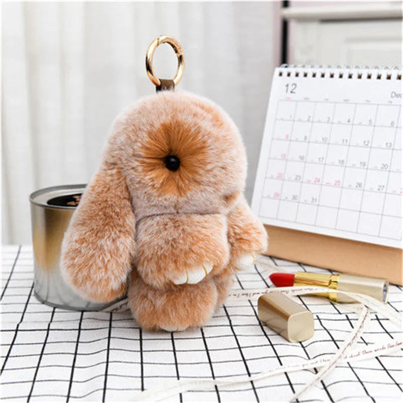 Cute Pluff Bunny Keychain