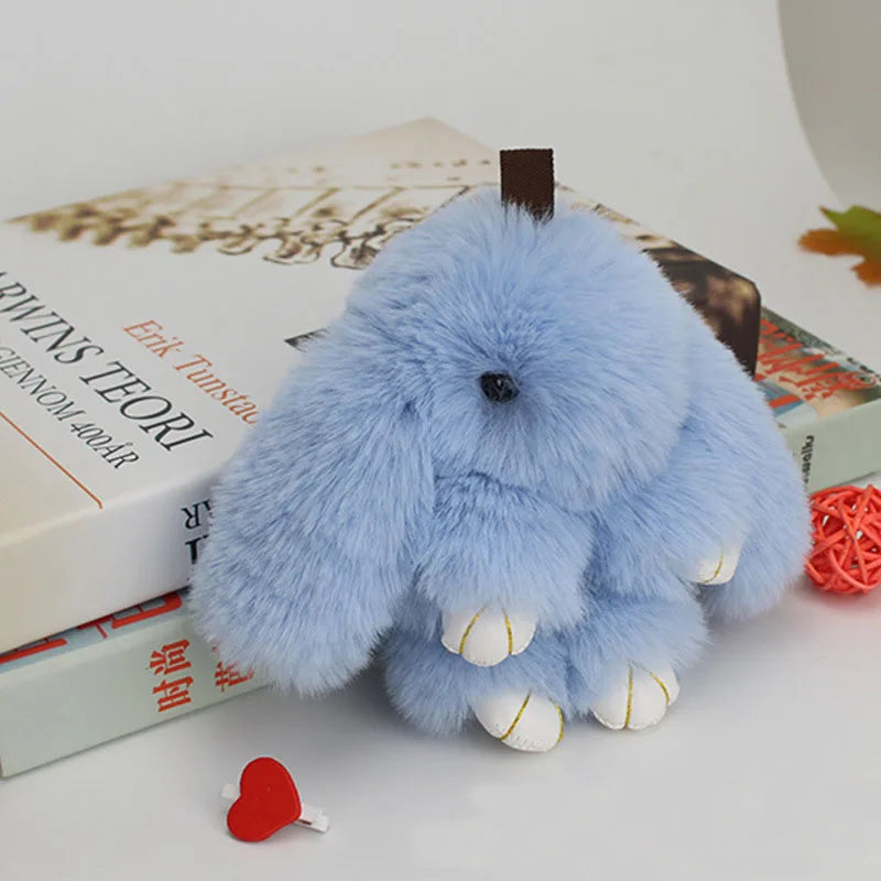 Cute Pluff Bunny Keychain