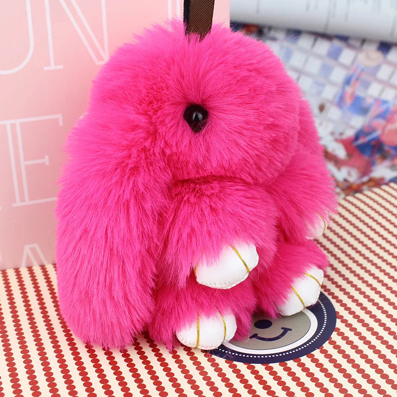 Cute Pluff Bunny Keychain