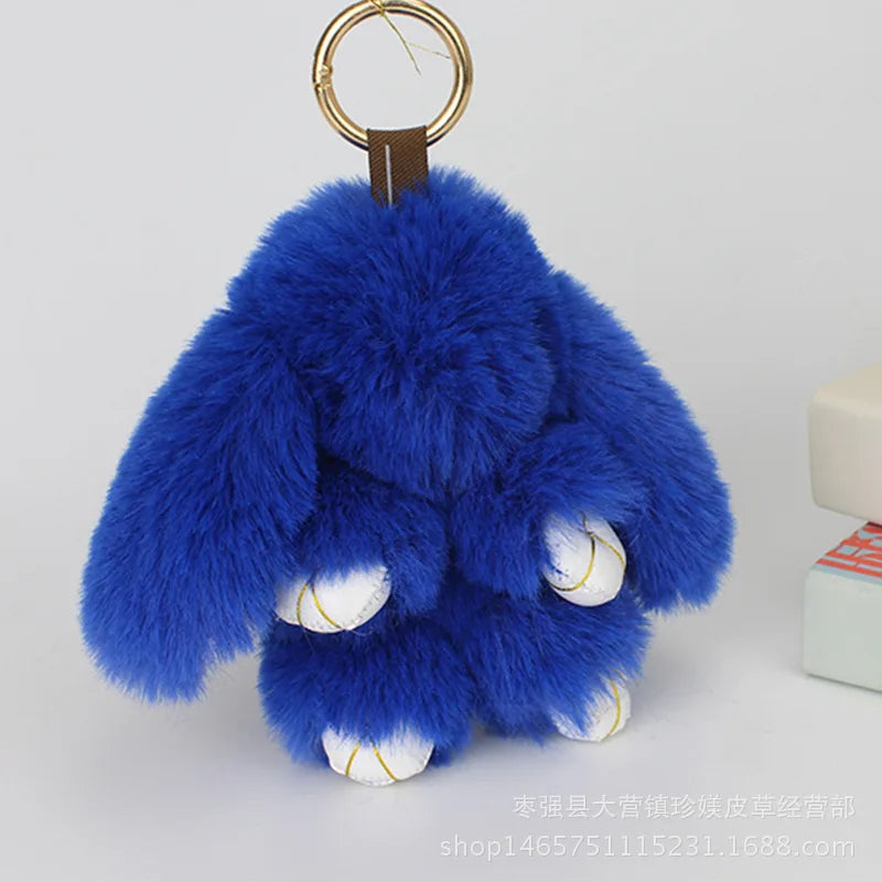 Cute Pluff Bunny Keychain