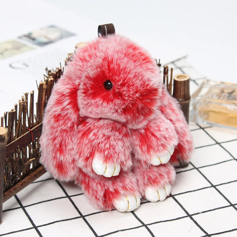 Cute Pluff Bunny Keychain